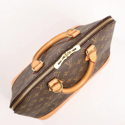 Louis Vuitton Monogram Canvas Alma PM Handbag in Brown M51130