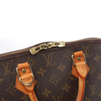 Louis Vuitton Alma Monogram Canvas Handbag in Brown M51130