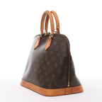Louis Vuitton Alma Monogram Canvas Handbag in Brown M51130