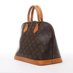 Louis Vuitton Alma Monogram Canvas Handbag in Brown M51130