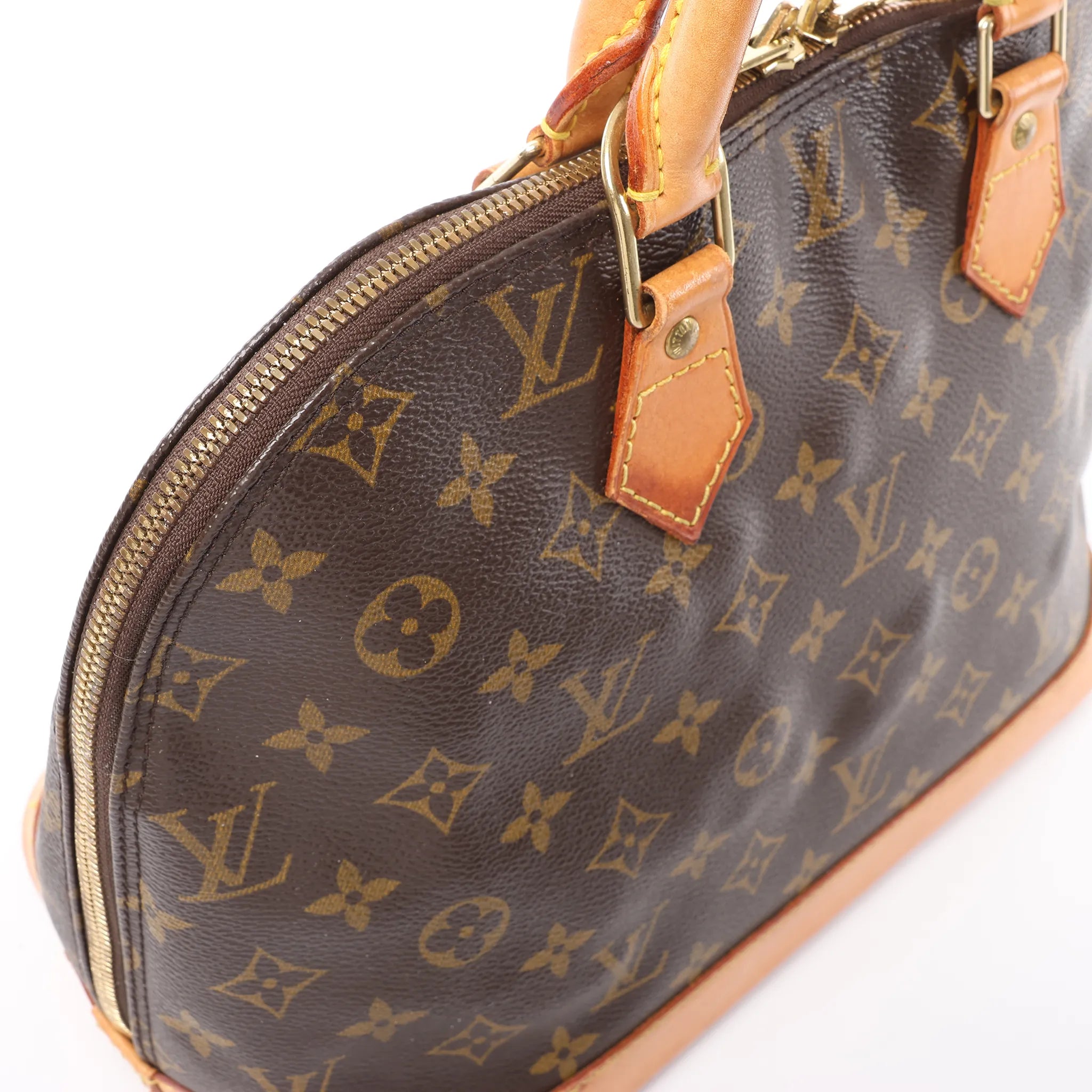 Louis Vuitton Alma PM Monogram Canvas Handbag in Brown M51130