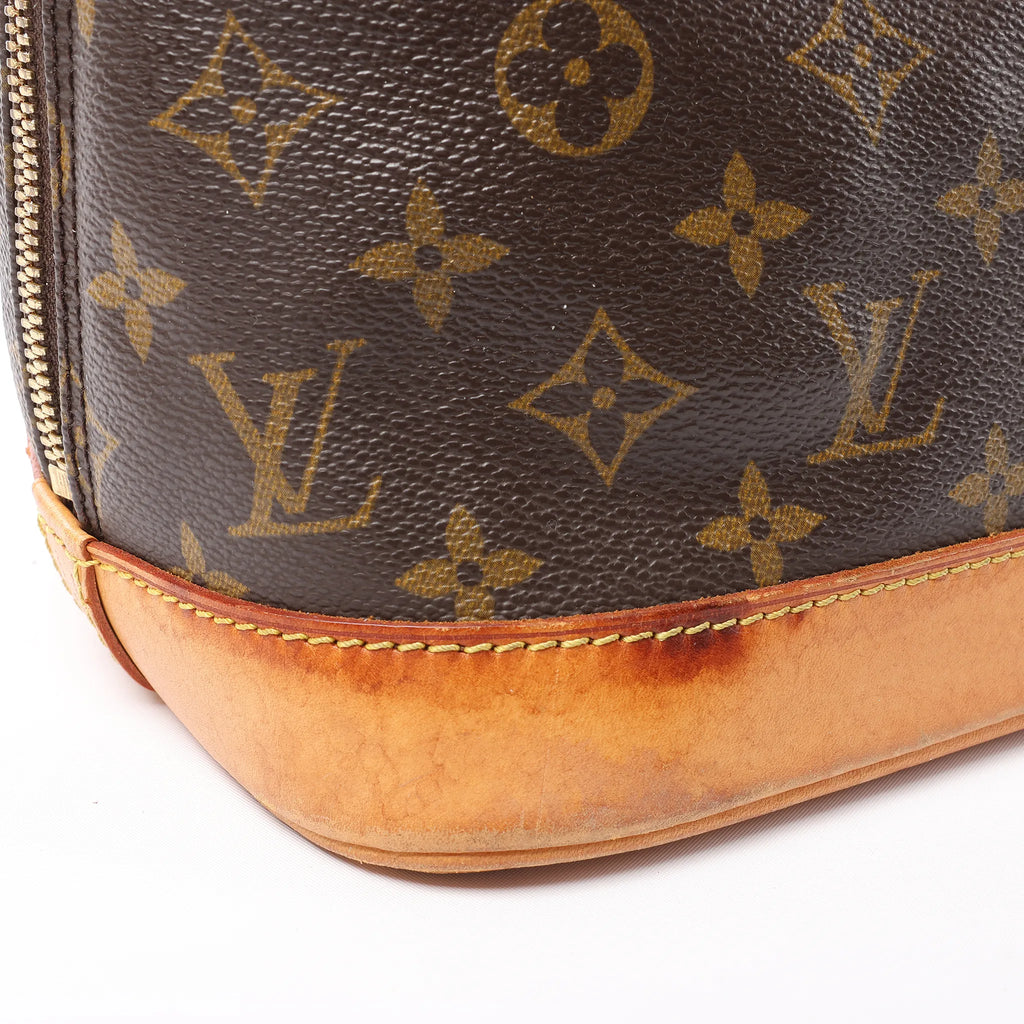 Louis Vuitton Alma PM Monogram Canvas Handbag in Brown M51130