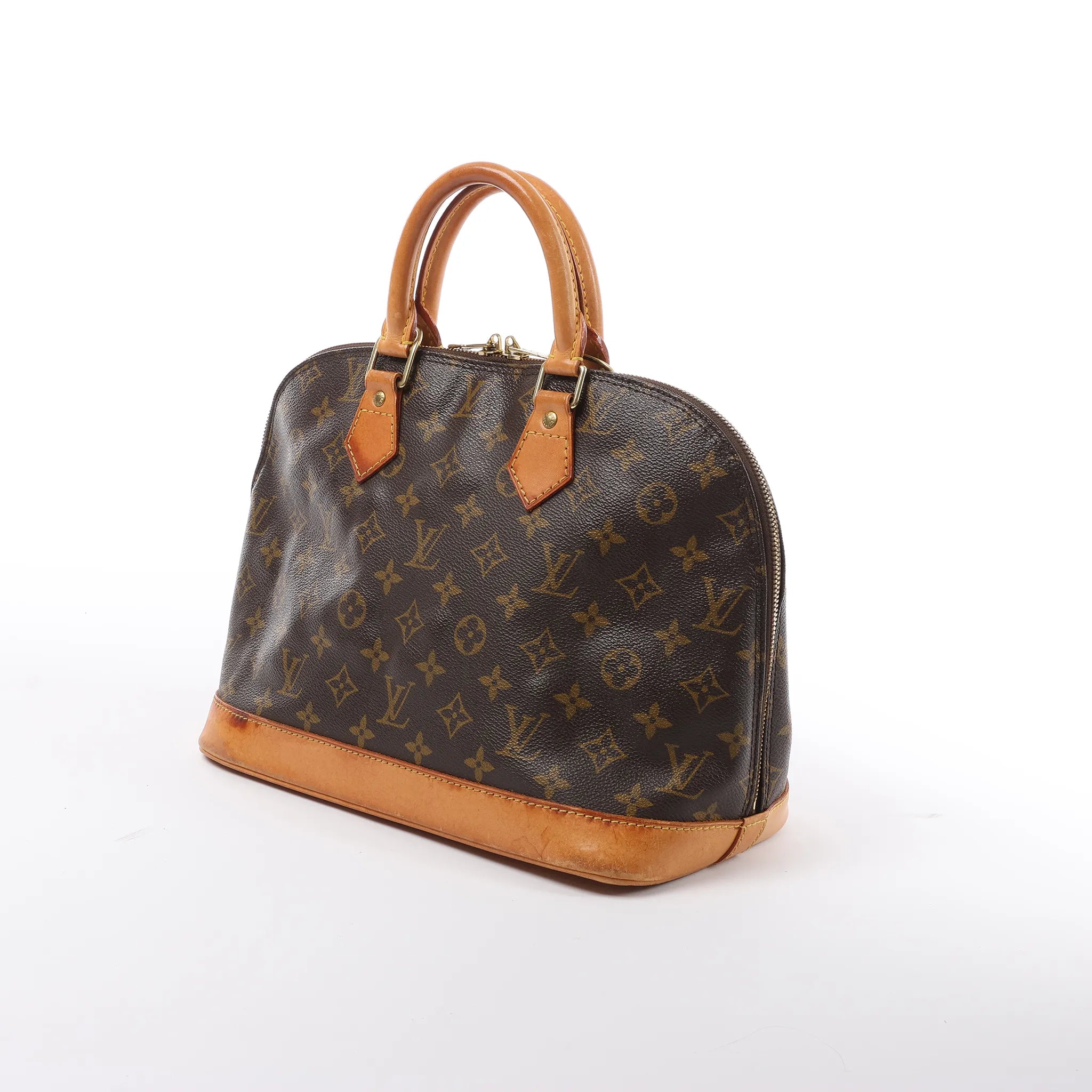 Louis Vuitton Alma PM Monogram Canvas Handbag in Brown M51130
