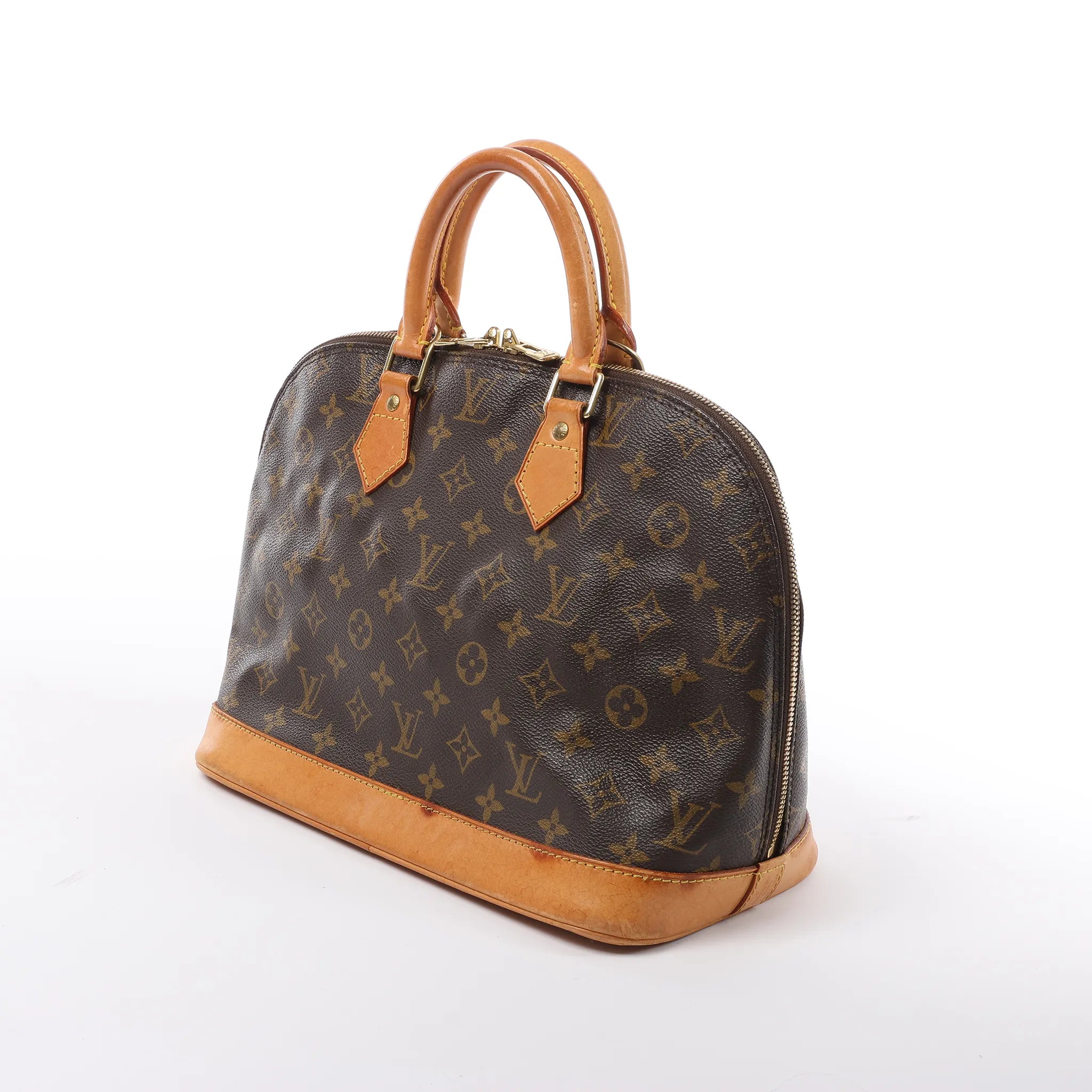 Louis Vuitton Alma PM Monogram Canvas Handbag in Brown M51130