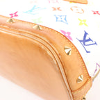Louis Vuitton Multicolor Monogram Alma Handbag in White M92647