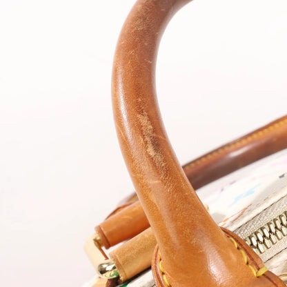 Louis Vuitton Multicolor Monogram Alma Handbag in White M92647