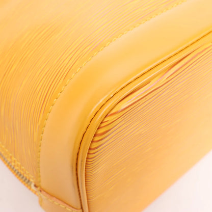 Sac à main Louis Vuitton Alma PM en cuir épi jaune M40619