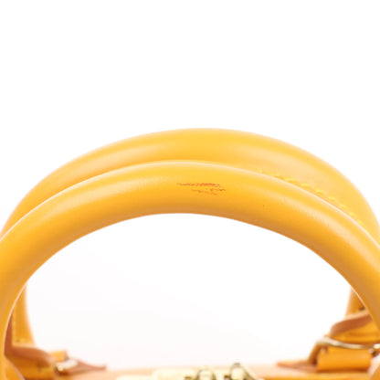 Sac à main Louis Vuitton Alma PM en cuir épi jaune M40619