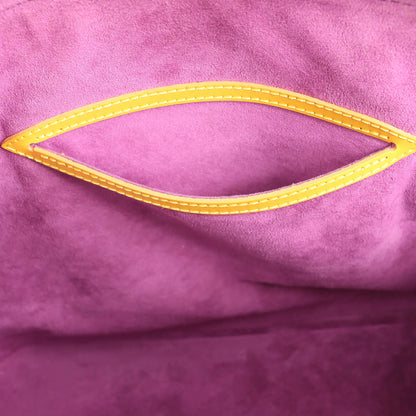 Sac à main Louis Vuitton Alma PM en cuir épi jaune M40619