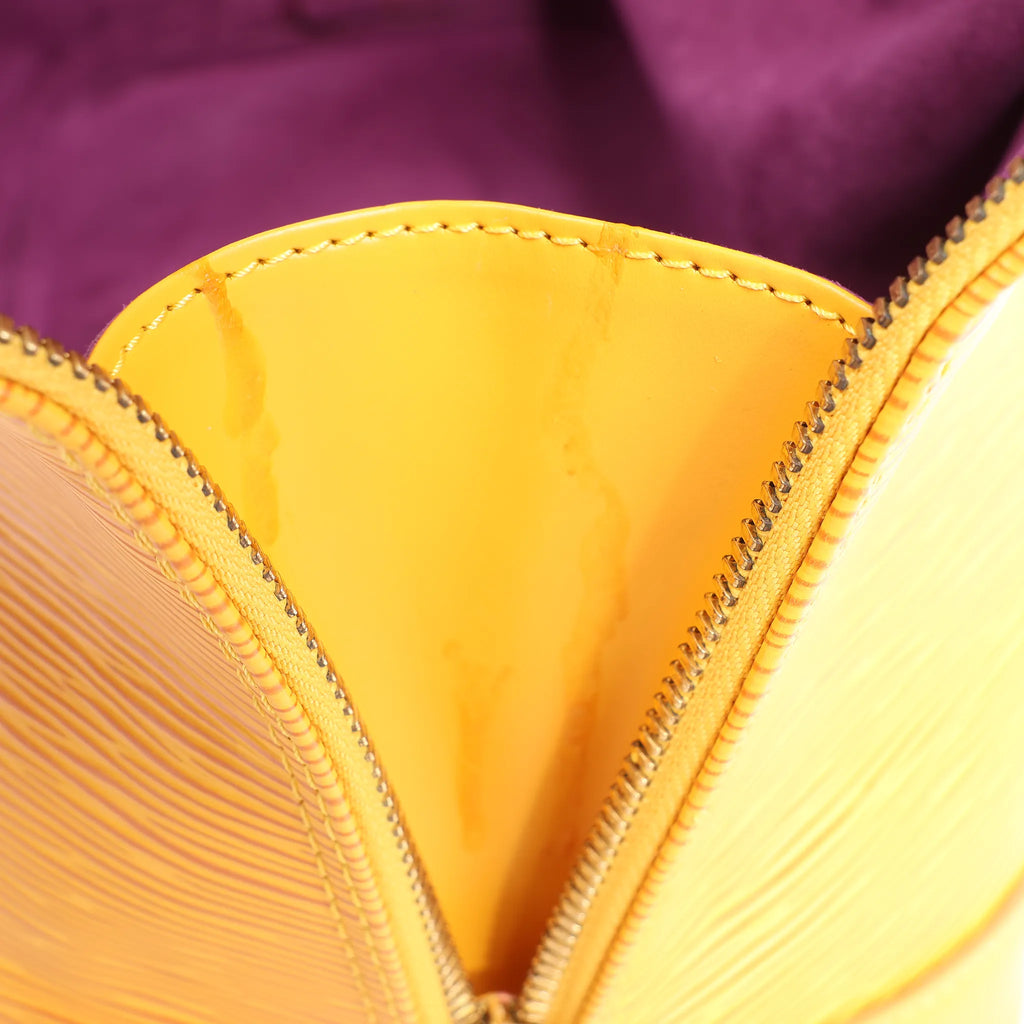 Louis Vuitton Alma PM Epi Leather Handbag in Yellow M40619