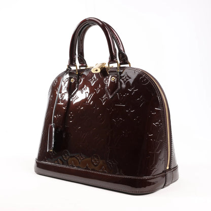 Louis Vuitton Vernis Alma PM Handtasche in Amarante M91611