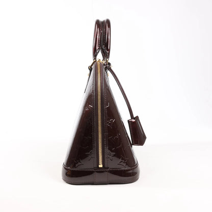 Louis Vuitton Vernis Alma PM Handtasche in Amarante M91611