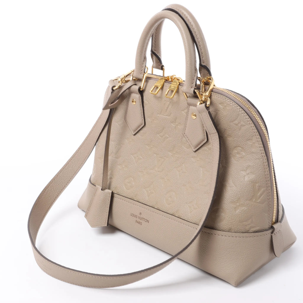 Louis Vuitton Alma PM Monogram Empreinte Neo 2Way Handbag in Beige M44885