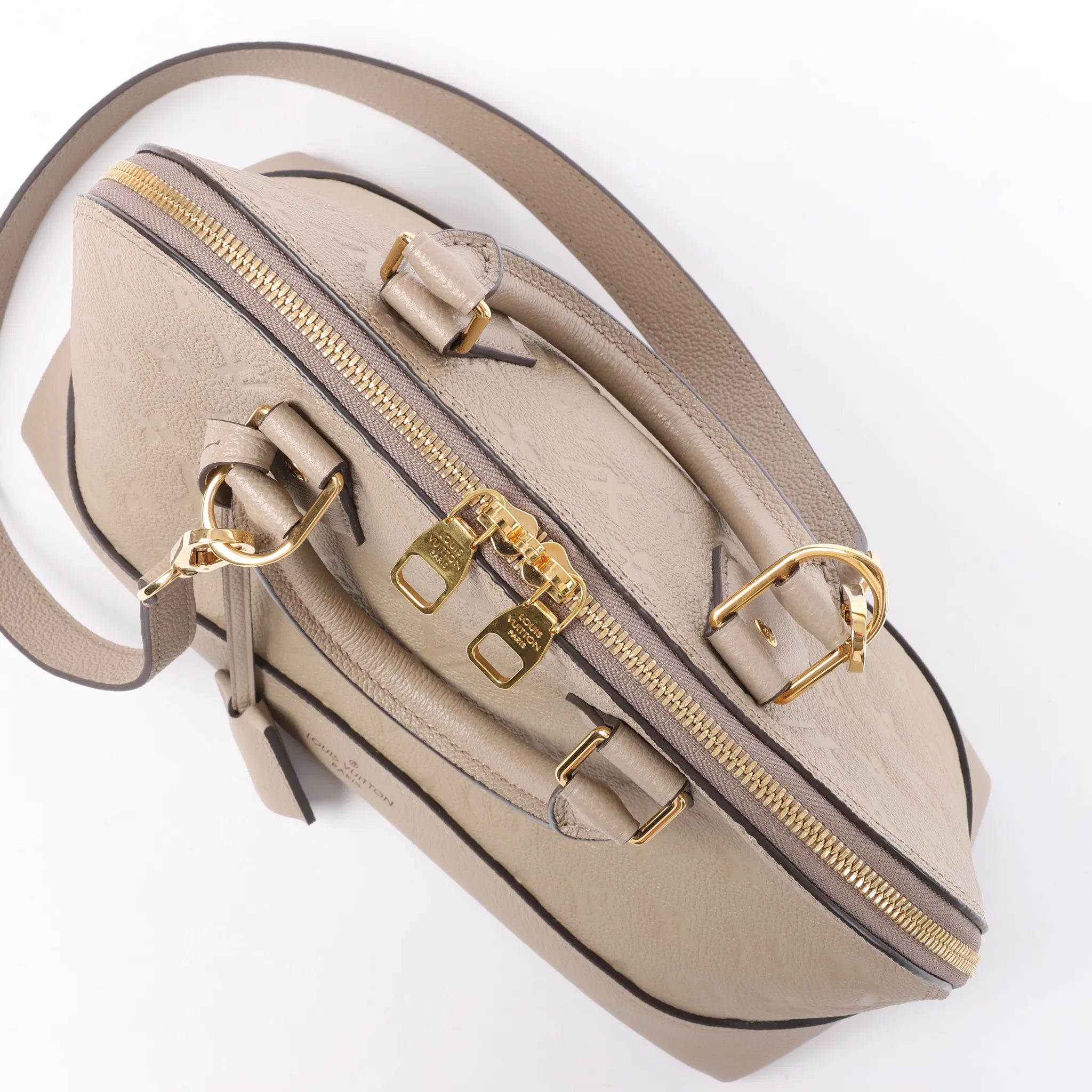 Louis Vuitton Alma PM Monogram Empreinte Neo 2Way Handbag in Beige M44885