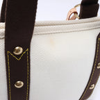 Bolso Louis Vuitton Antigua Cabas PM en Blanco x Marrón FL1005