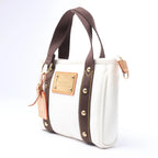 Bolso Louis Vuitton Antigua Cabas PM en Blanco x Marrón FL1005