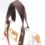 Bolso Louis Vuitton Antigua Cabas PM en Blanco x Marrón FL1005