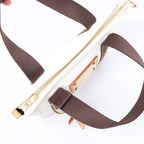 Bolso Louis Vuitton Antigua Cabas PM en Blanco x Marrón FL1005