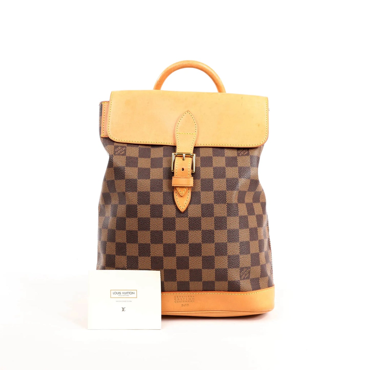 Louis Vuitton Arlequin Damier Ebene Backpack in Brown N99038