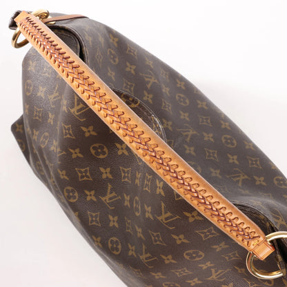 Louis Vuitton Artsy GM Monogram Shoulder Bag in Brown M40259