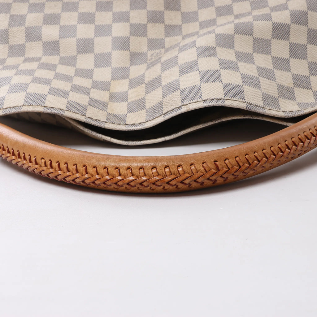 Louis Vuitton Artsy MM Damier Azur Shoulder Bag in Beige N41174