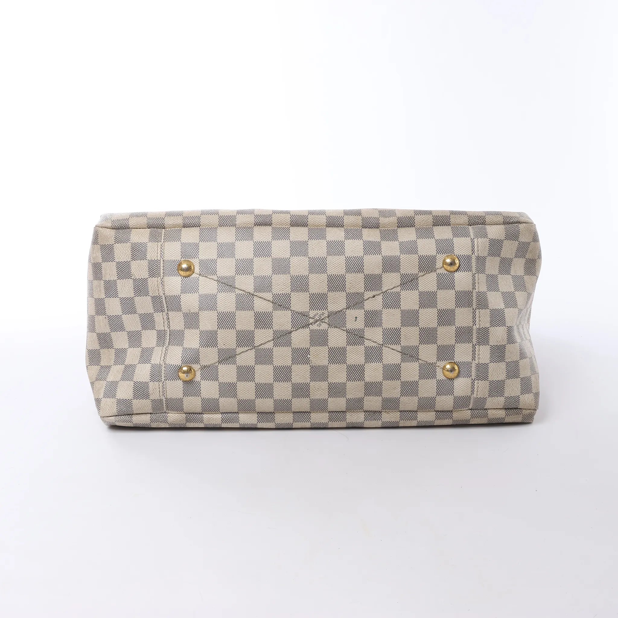 Louis Vuitton Artsy MM Damier Azur Shoulder Bag in Beige N41174