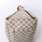Louis Vuitton Artsy MM Damier Azur Shoulder Bag in Beige N41174