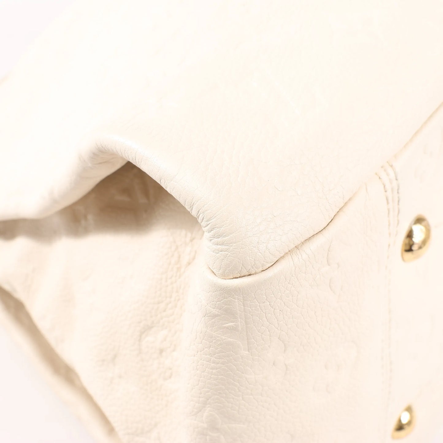 Louis Vuitton Monogram Empreinte Artsy MM Shoulder Bag in Beige M93449