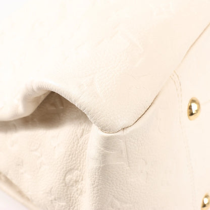 Louis Vuitton Monogram Empreinte Artsy MM Shoulder Bag in Beige M93449
