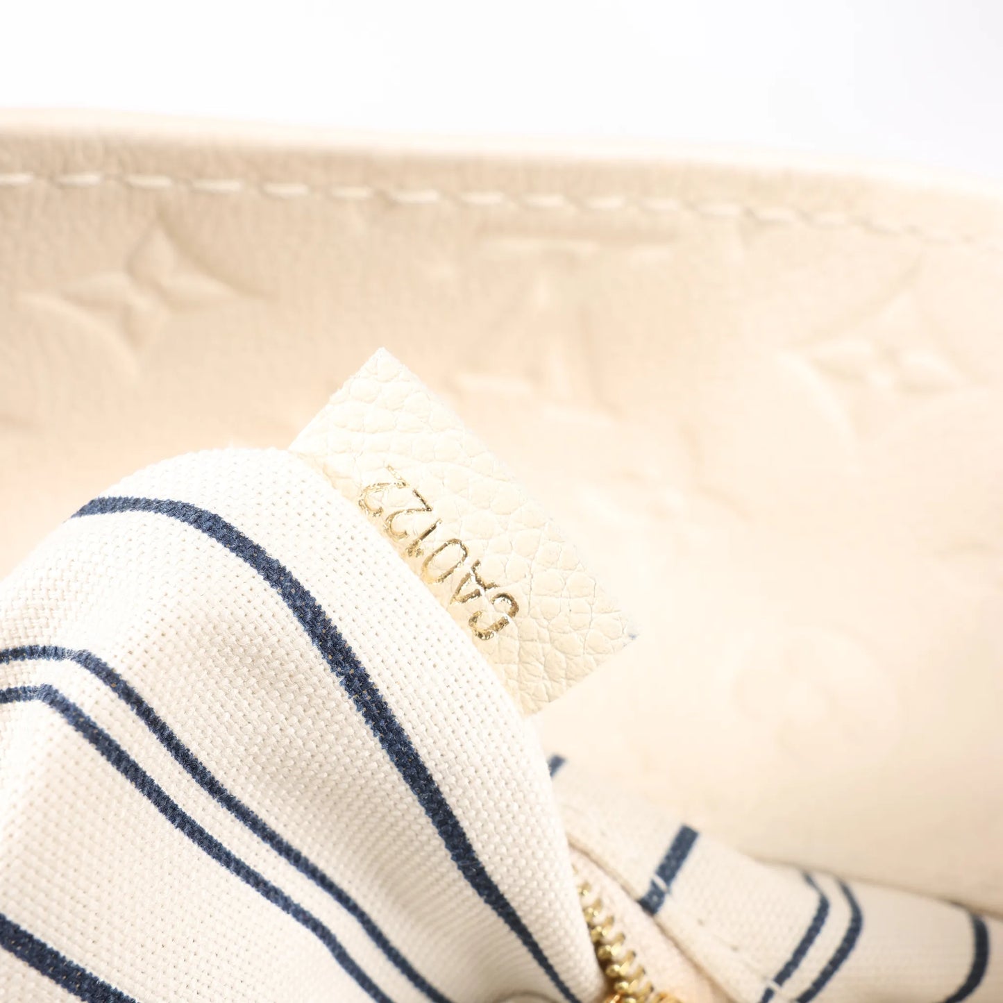 Louis Vuitton Monogram Empreinte Artsy MM Shoulder Bag in Beige M93449