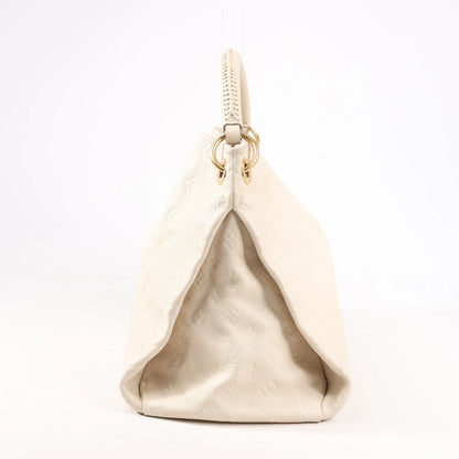 Louis Vuitton Monogram Empreinte Artsy MM Shoulder Bag in Beige M93449