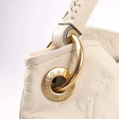 Louis Vuitton Monogram Empreinte Artsy MM Shoulder Bag in Beige M93449