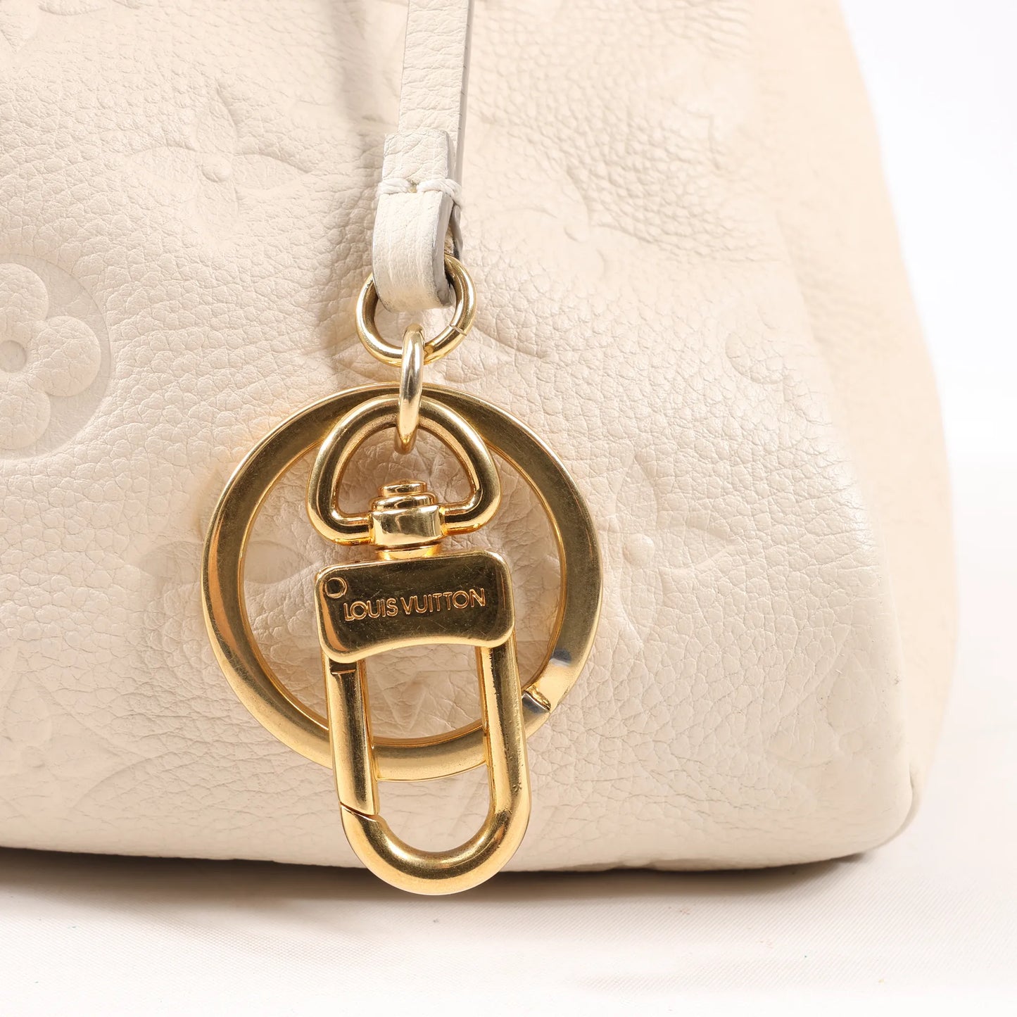 Louis Vuitton Monogram Empreinte Artsy MM Shoulder Bag in Beige M93449