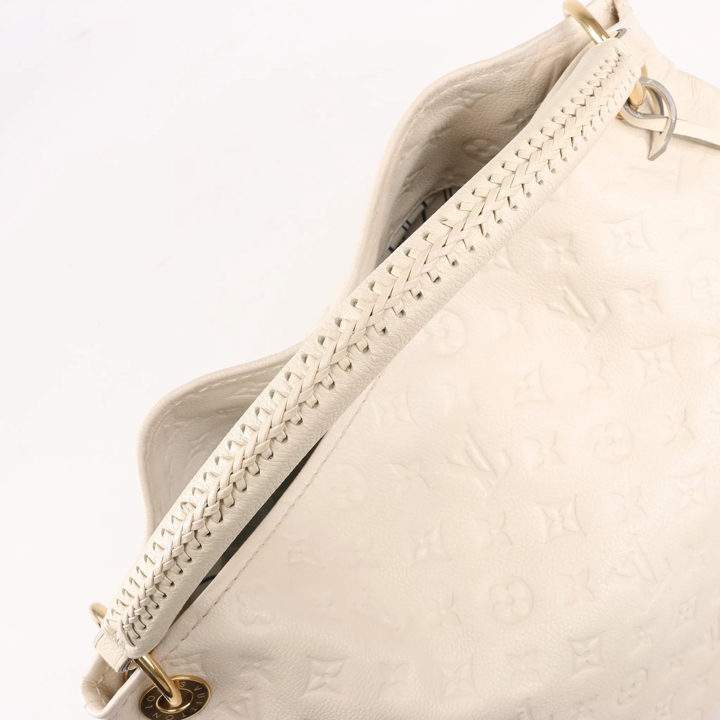 Louis Vuitton Monogram Empreinte Artsy MM Shoulder Bag in Beige M93449