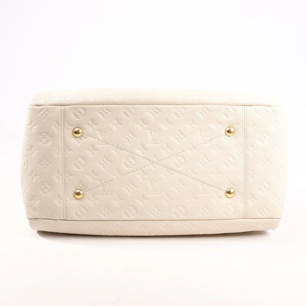 Louis Vuitton Monogram Empreinte Artsy MM Shoulder Bag in Beige M93449