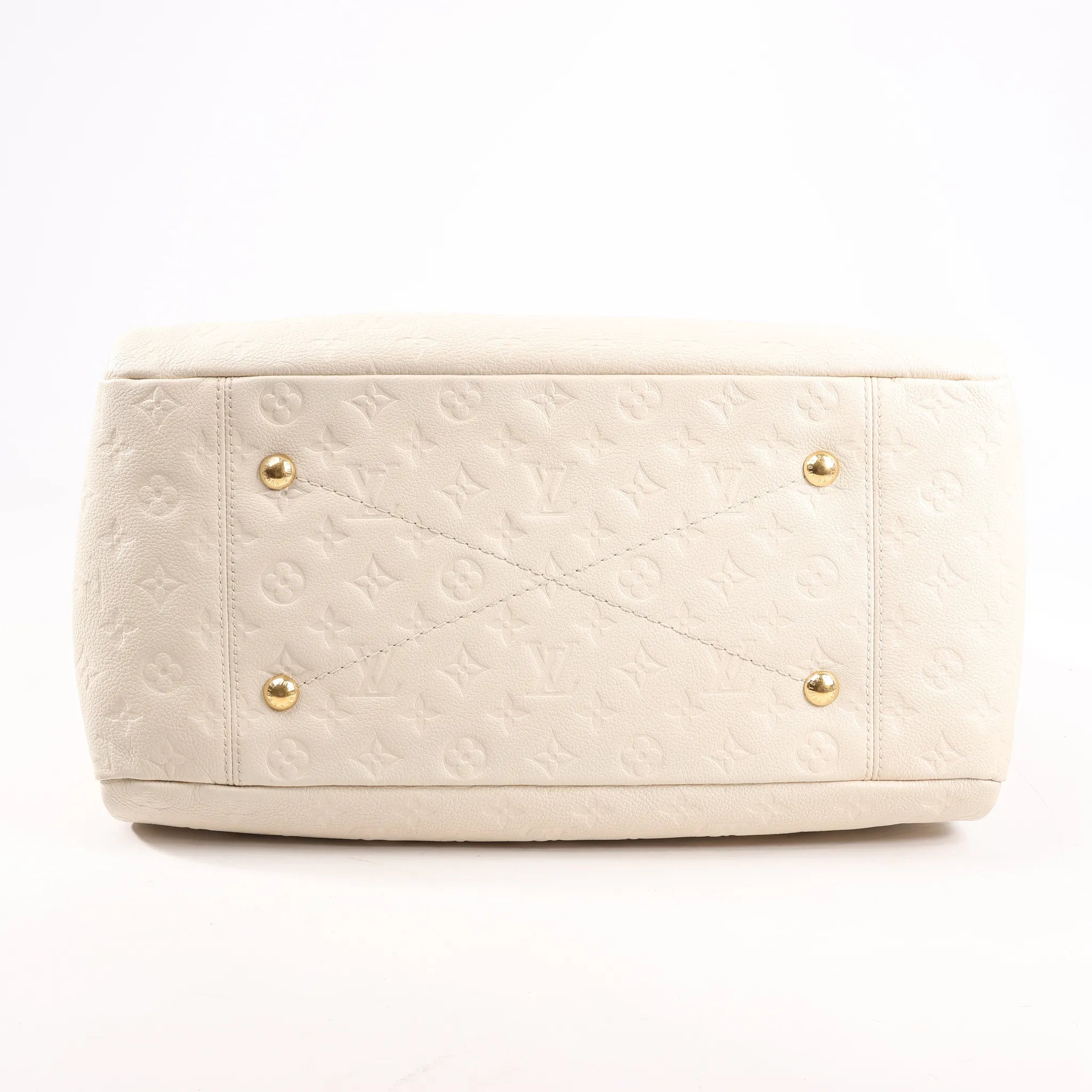 Louis Vuitton Monogram Empreinte Artsy MM Shoulder Bag in Beige M93449
