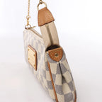 Louis Vuitton Eva Damier Azur Shoulder Bag in Beige N55214