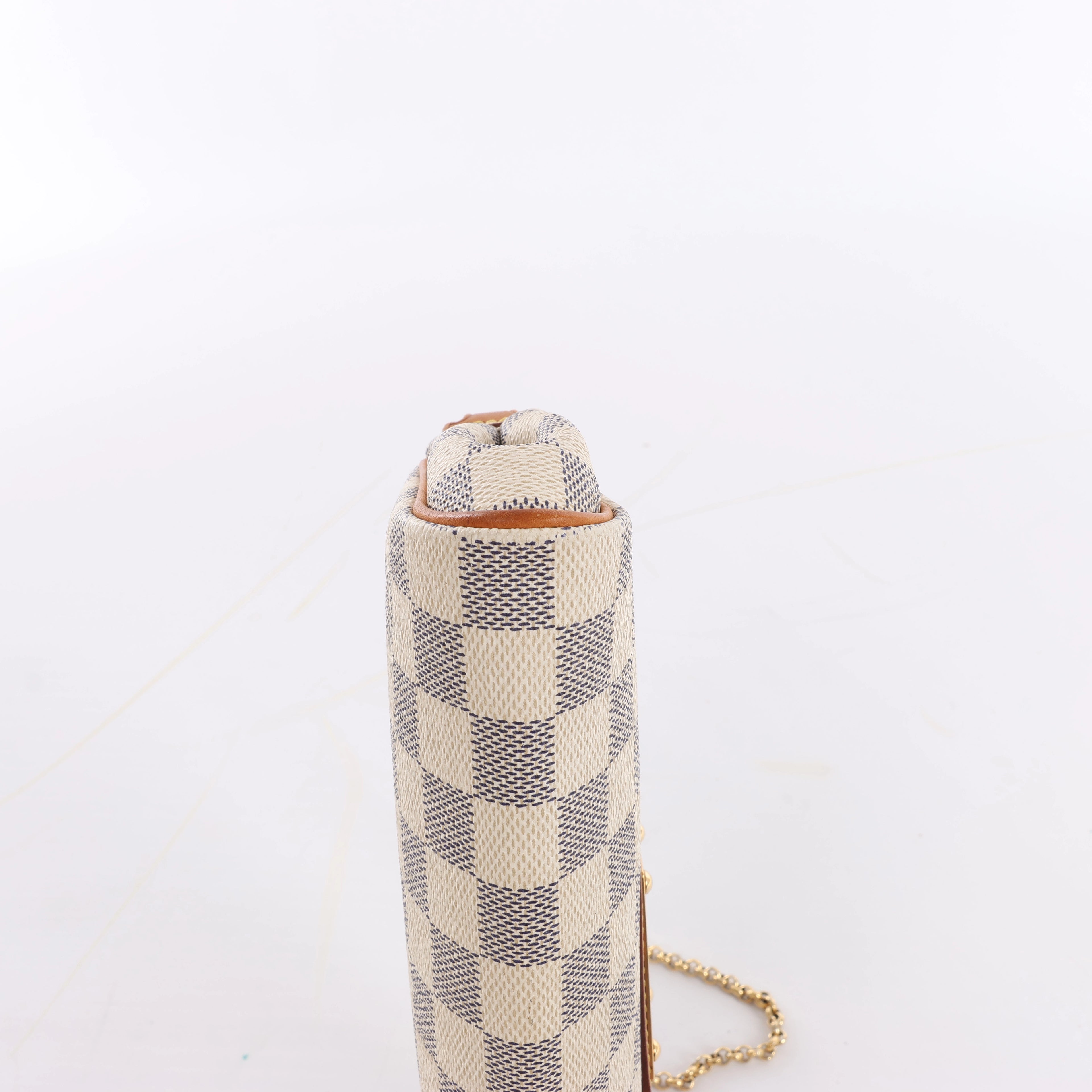 Louis Vuitton Eva Damier Azur Shoulder Bag in Beige N55214
