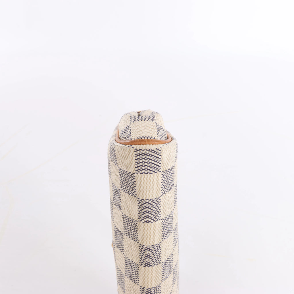 Louis Vuitton Eva Damier Azur Shoulder Bag in Beige N55214