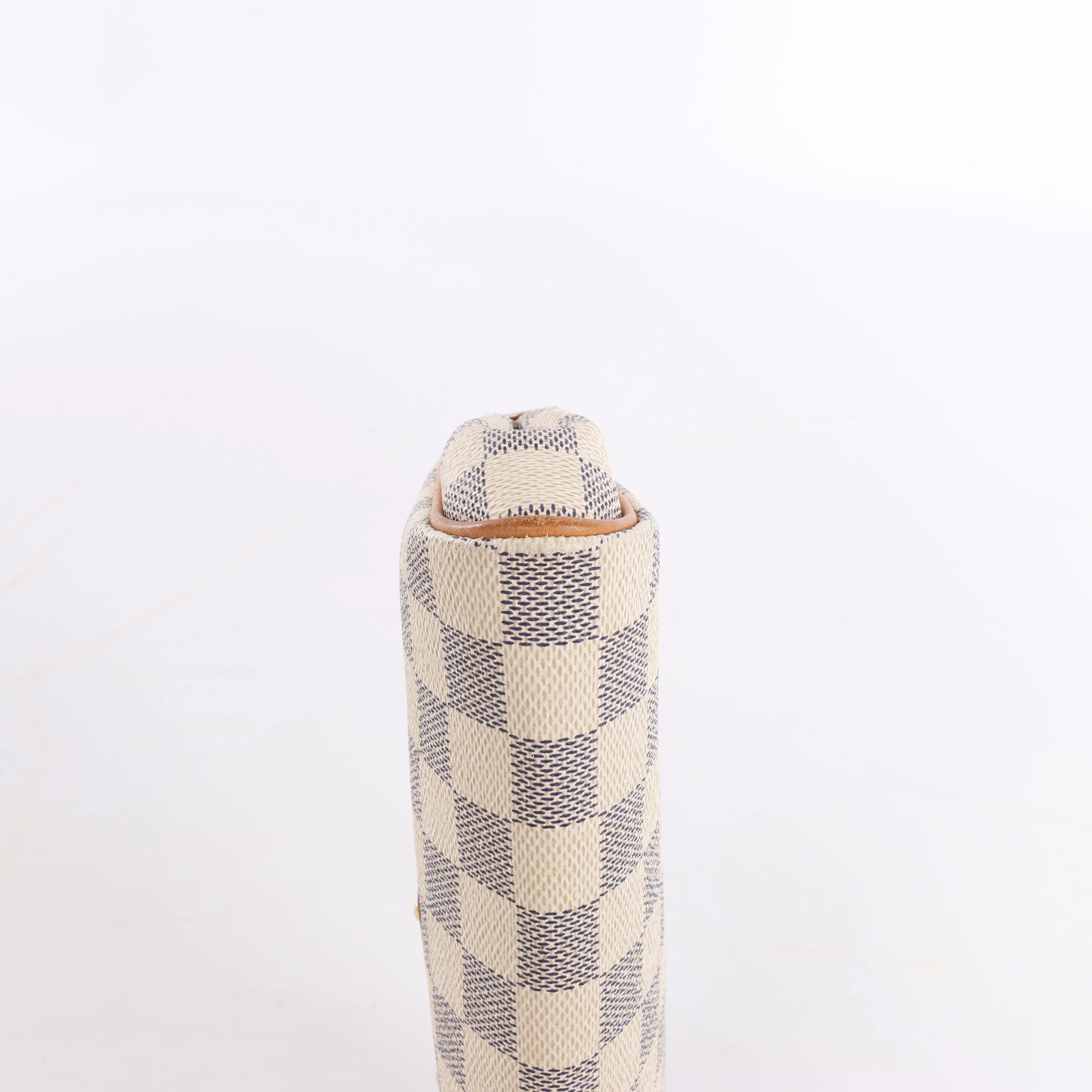 Louis Vuitton Eva Damier Azur Shoulder Bag in Beige N55214