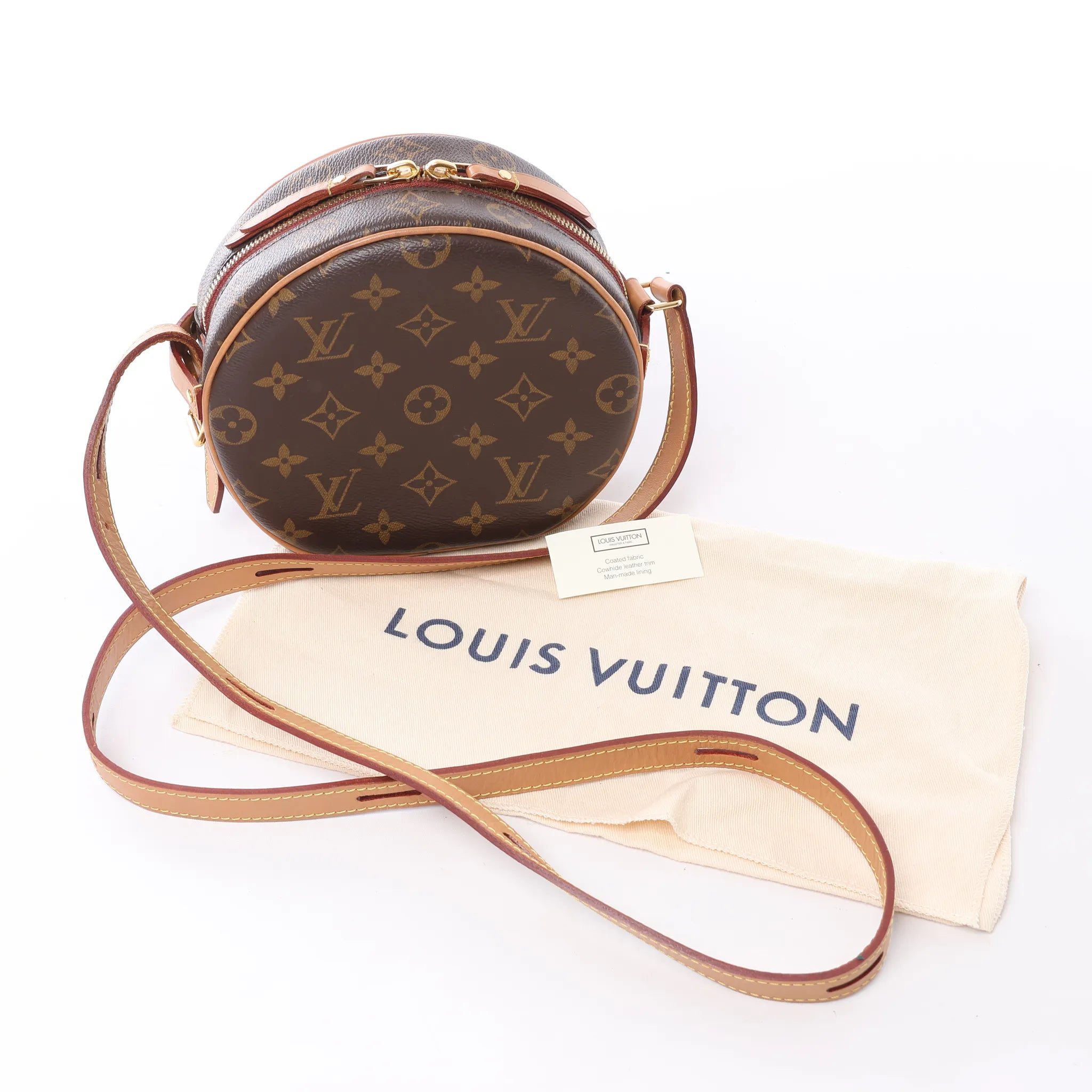 Louis Vuitton Boite Chapeau Souple PM Monogram Crossbody Bag in Brown M45578