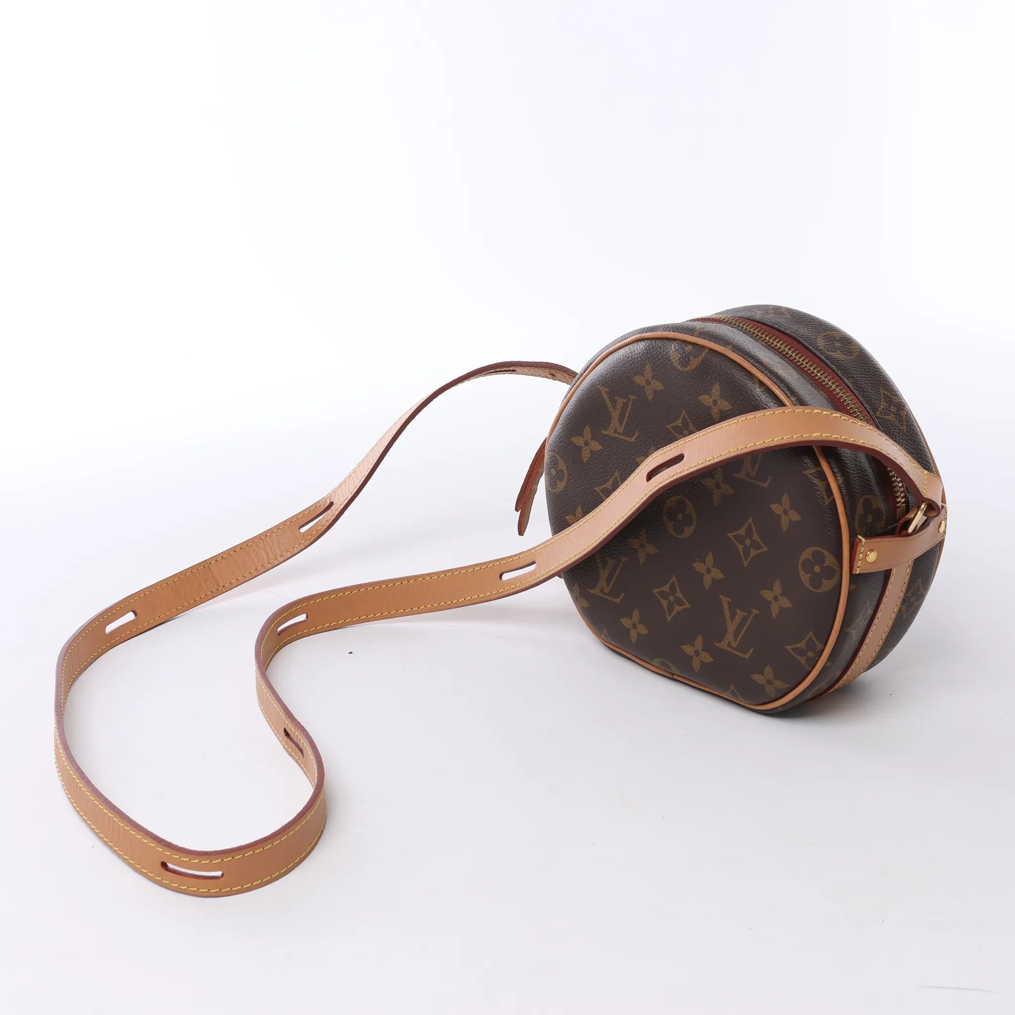 Louis Vuitton Boite Chapeau Souple PM Monogram Crossbody Bag in Brown M45578