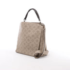 Louis Vuitton Babylon PM Monogram Mahina 2Way Handbag in Beige M50032