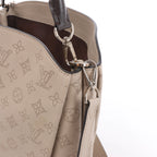 Louis Vuitton Babylon PM Monogram Mahina 2Way Handbag in Beige M50032