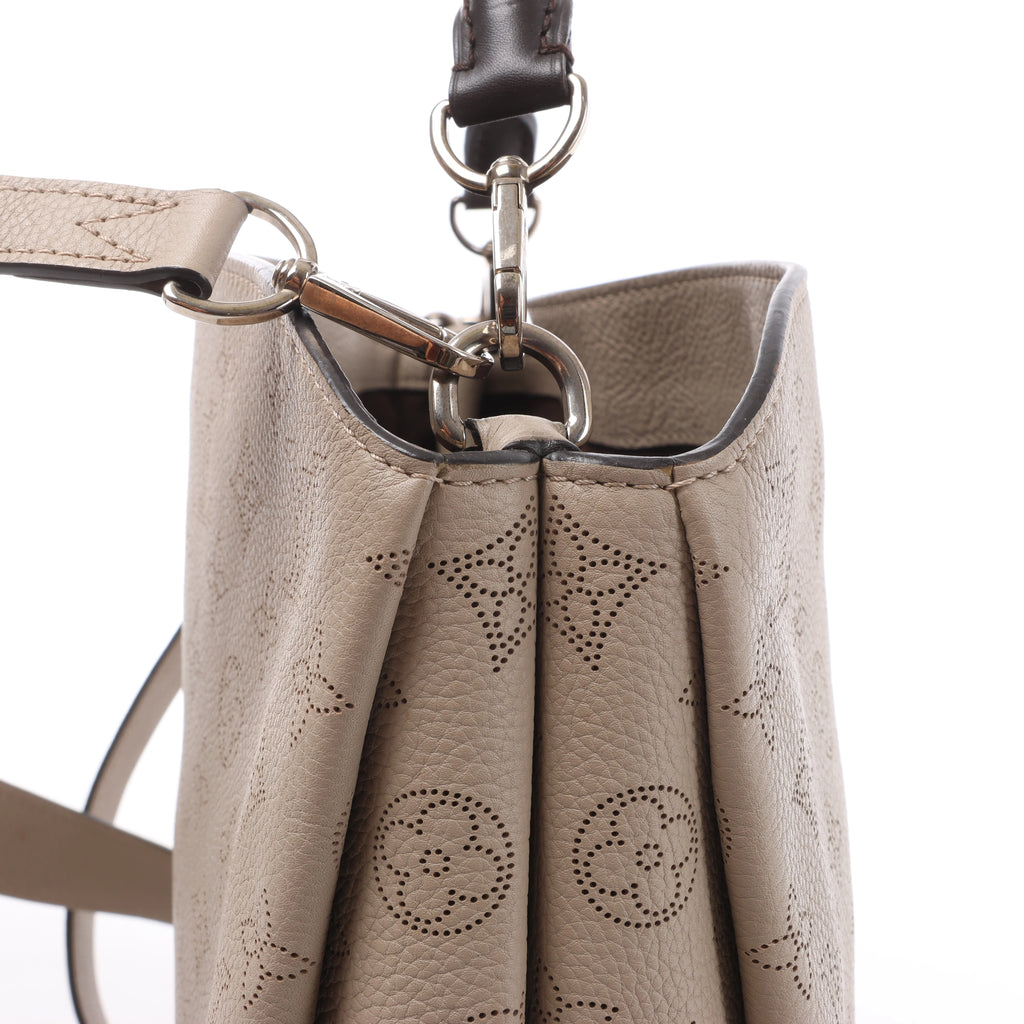 Louis Vuitton Babylon PM Monogram Mahina 2Way Handbag in Beige M50032
