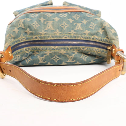 Louis Vuitton Baggy GM Monogram Denim Shoulder Bag in Blue M95048