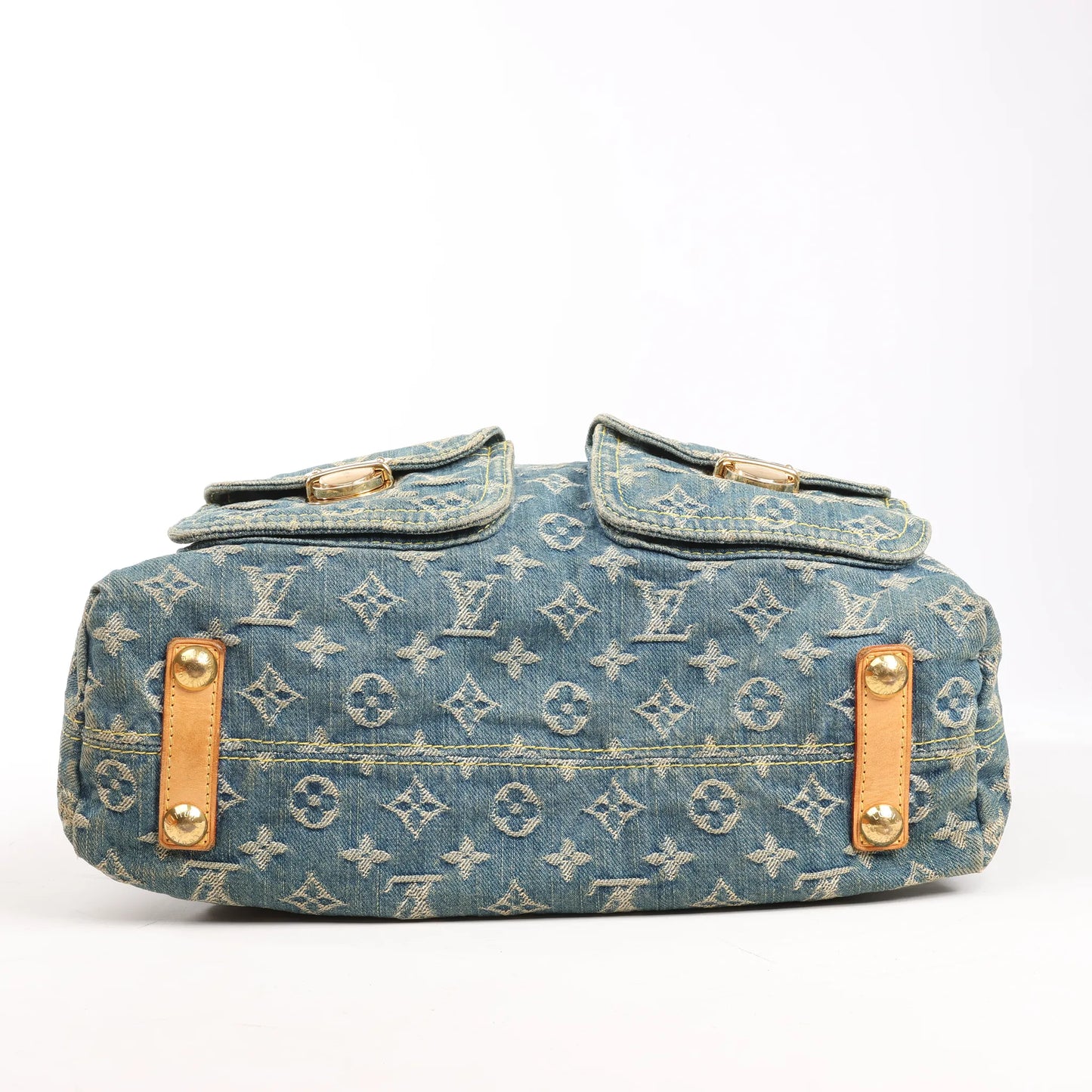 Louis Vuitton Baggy GM Monogram Denim Shoulder Bag in Blue M95048