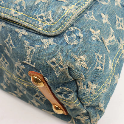 Louis Vuitton Baggy GM Monogram Denim Shoulder Bag in Blue M95048