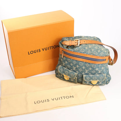 Louis Vuitton Baggy GM Monogram Denim Shoulder Bag in Blue M95048