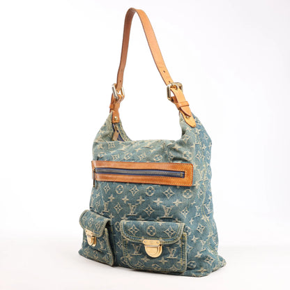 Louis Vuitton Baggy GM Monogram Denim Shoulder Bag in Blue M95048